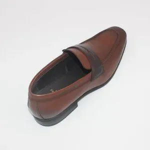BRUNO MAGLI MINEO COGNAC CALF LEATHER PENNY LOAFERS BRUNO MAGLI MINEO COGNAC CALF LEATHER PENNY LOAFERS Size 11  main image 3